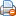 delete, printer icon