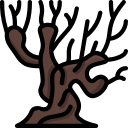 colour, harry, magic, potter, tree, whomping, willow svg vector icon