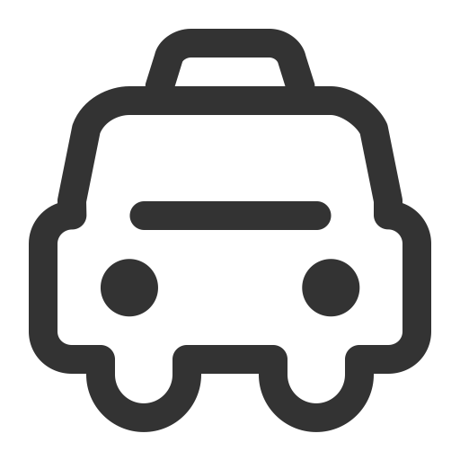 Taxi svg vector icon