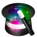 hat, magic, wand icon