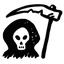 death, grim reaper, scary, scythe, spooky icon