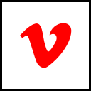 company, logo, media, social, vimeo svg vector icon