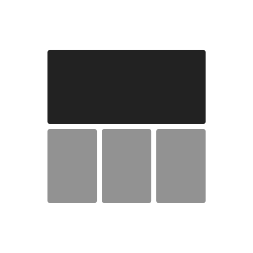 Layout Four svg vector icon