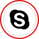 brand, logo, media, skype, social svg vector icon