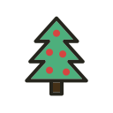 christmas, christmas tree, holidays, tree svg vector icon