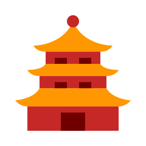 Pagoda svg vector icon