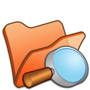 explorer, folder, orange icon