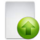 file, upload icon