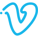 follow, logo, video, vimeo svg vector icon