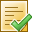 accept, note icon