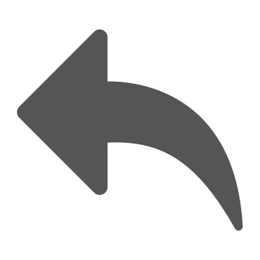 Undo svg vector icon
