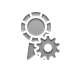 certificate,gear icon