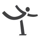 figure, olympic, skating svg vector icon