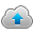 cloud, on, upload icon
