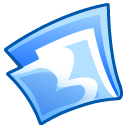folder,blue icon