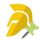 trojan,push,pin icon