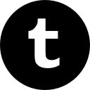 media, online, social, tumblr svg vector icon