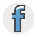 facebook, media, network, social, web svg vector icon
