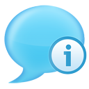 info,chat icon