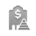bank,pyramid icon