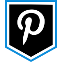 logo, media, pinterest, social svg vector icon