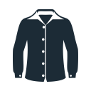 clothes, clothing, fabric, long, man, shirt, sleeves svg vector icon