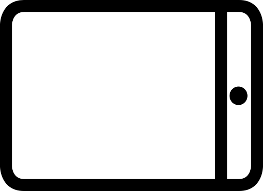 Tablet svg vector icon