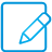 basic, blue, document, edit icon
