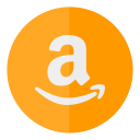 amazon, buy, circle, sell, shop svg vector icon
