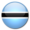 botswana,flag,country icon