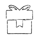 box, delivery, gift, gift box, present, shipping svg vector icon