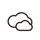 cloud, cloudy, weather svg vector icon
