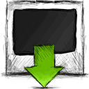download, photo icon