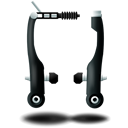 mountain,bike,brake icon