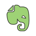app, application, evernote, iphone, mobile, smartphone, technology svg vector icon