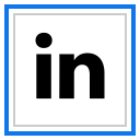 linkedin, logo, media, social svg vector icon