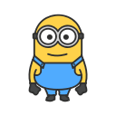 bob, bob minion, despicable me, minion svg vector icon