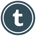 media, multimedia, network, social, tumbler, web svg vector icon