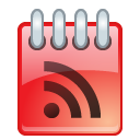 feed, notebook, red, rss icon