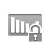 audio,volume,bars,lock,open icon