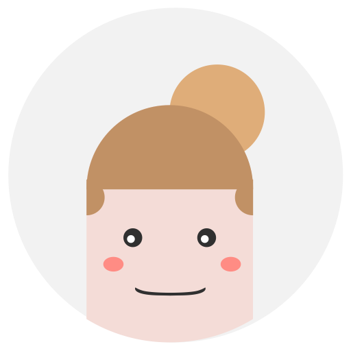 Girl svg vector icon
