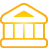 bank, basic, yellow icon