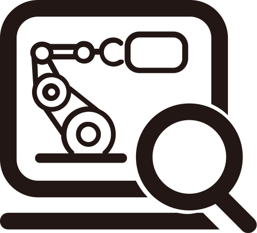 Production Process Query svg vector icon