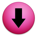 down,descend,download,fall,decrease,descending icon