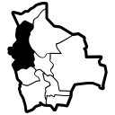 bolivia, geography, la paz, location, map svg vector icon