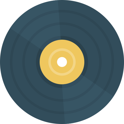 Vinyl svg vector icon