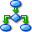 block, flow icon