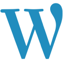 blog, online, social, wordpress svg vector icon
