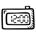 clock, electronic, random, stopwatch, time, watch svg vector icon