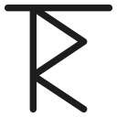 rod, rune, slavic calendar, slavic symbols svg vector icon